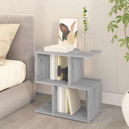 Comodini Grigio Sonoma 2pz 50x30x51,5 cm in Legno Multistrato - homemem39