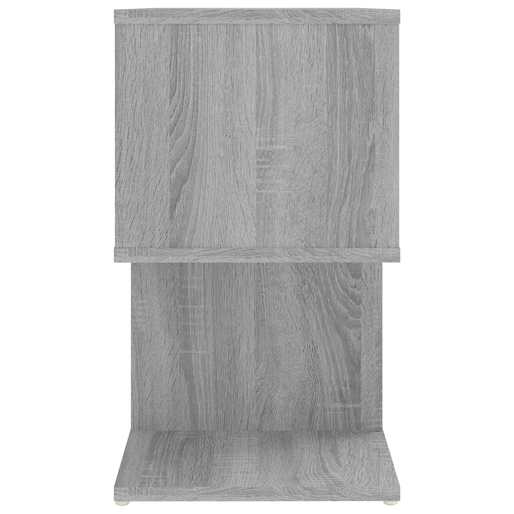 Comodini Grigio Sonoma 2pz 50x30x51,5 cm in Legno Multistrato - homemem39