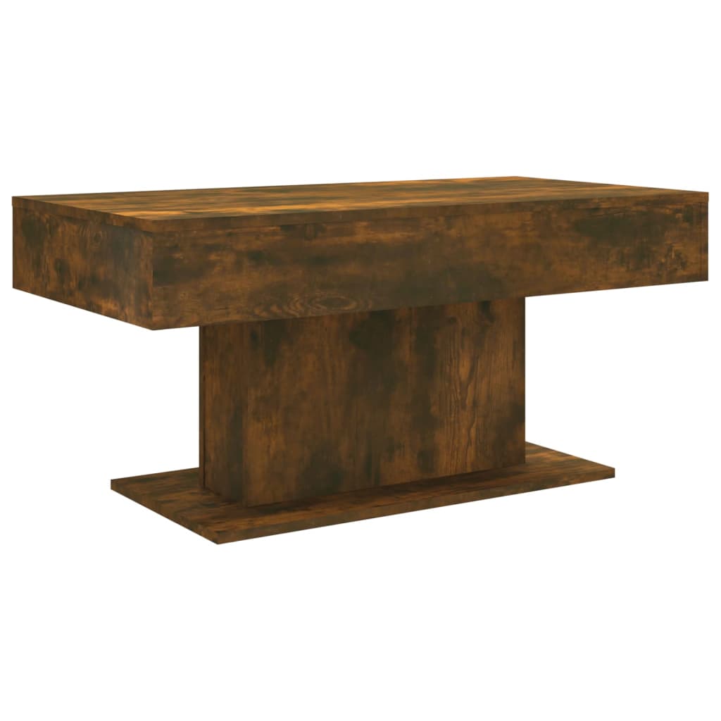 Tavolino da Salotto Rovere Fumo 96x50x45cm in Legno Multistrato | homemem39