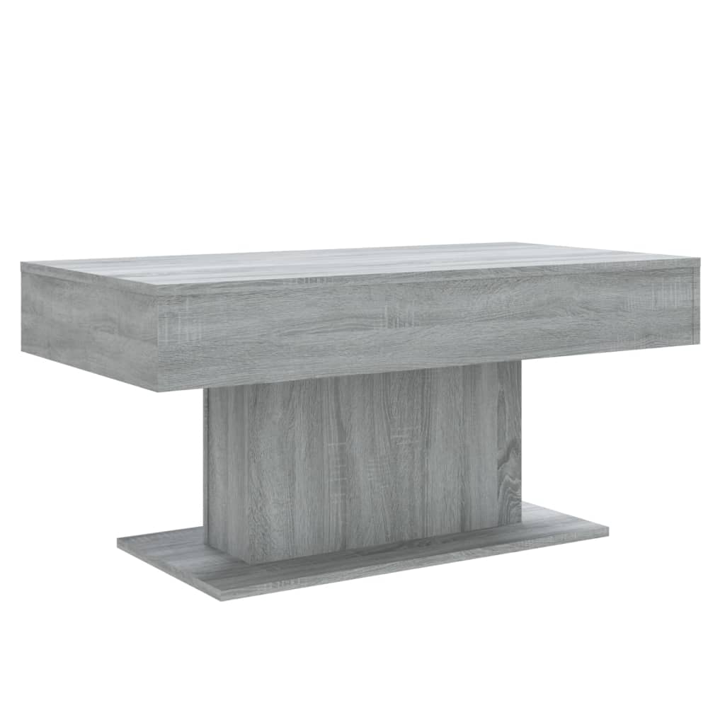 Tavolino da Salotto Grigio Sonoma 96x50x45 cm Legno Multistrato | homemem39