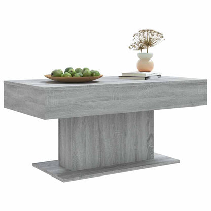 Tavolino da Salotto Grigio Sonoma 96x50x45 cm Legno Multistrato