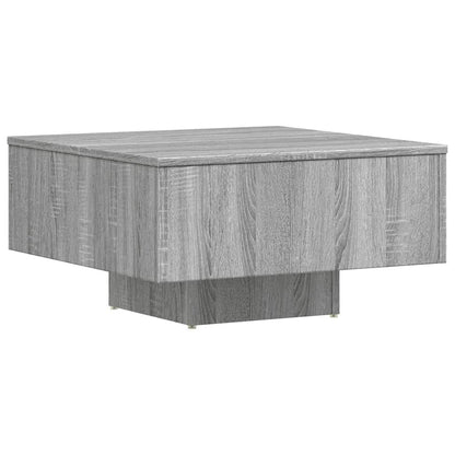 Tavolino Salotto Grigio Sonoma 60x60x31,5 cm Legno Multistrato