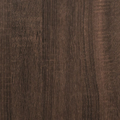 Tavolino Rovere Marrone 60x60x31,5 cm in Legno Multistrato - homemem39