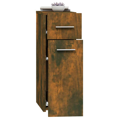 Mobile Farmacia Rovere Fumo 20x45,5x60 cm in Legno Multistrato