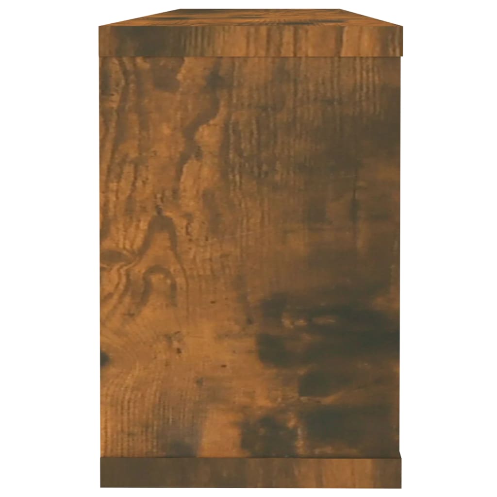 Mensole Parete Cubo 6pz Rovere Fumo 60x15x23 cm in Multistrato | homemem39