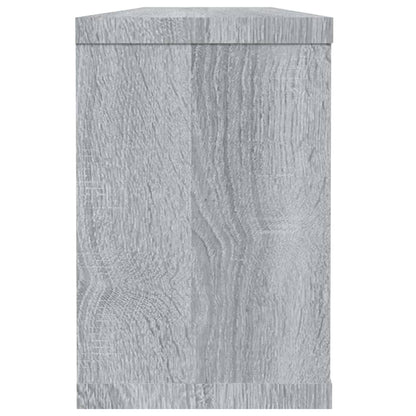 Mensole Cubo Muro 6 pz Grigio Sonoma 60x15x23 cm in Multistrato | homemem39