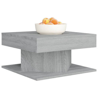 Tavolino da Salotto Grigio Sonoma 57x57x30 cm Legno Multistrato | homemem39