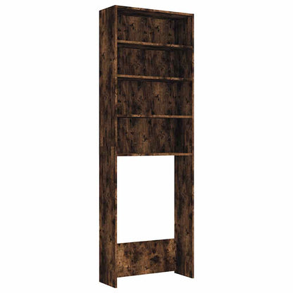 Mobile per Lavatrice Rovere Fumo 64x24x190 cm | homemem39