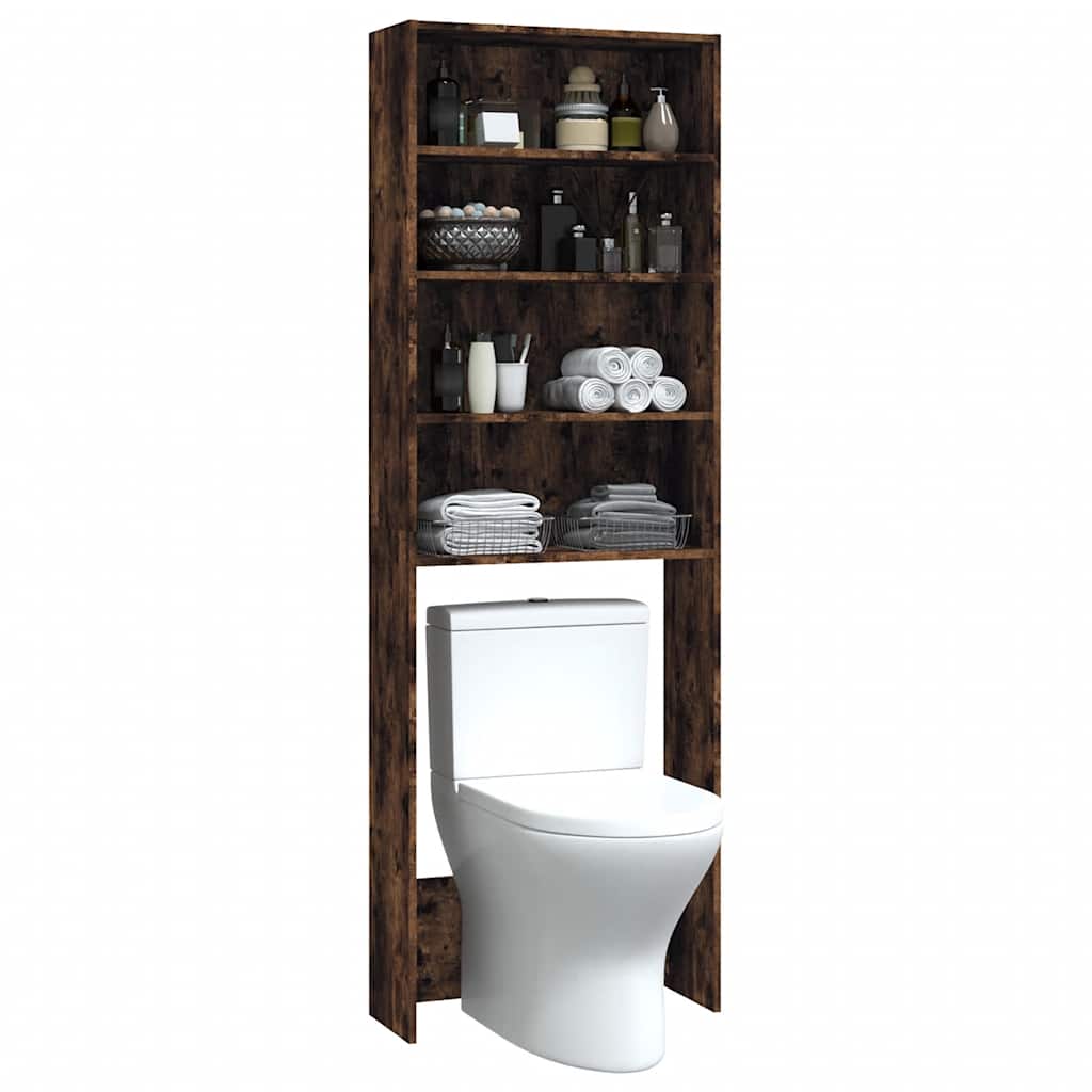 Mobile per Lavatrice Rovere Fumo 64x24x190 cm | homemem39