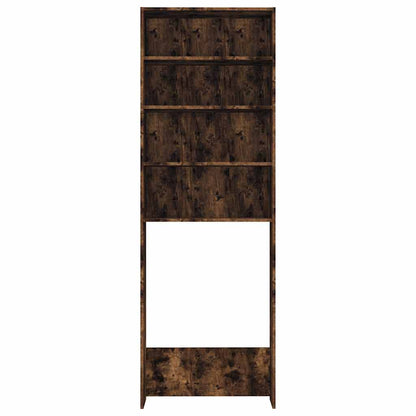 Mobile per Lavatrice Rovere Fumo 64x24x190 cm | homemem39