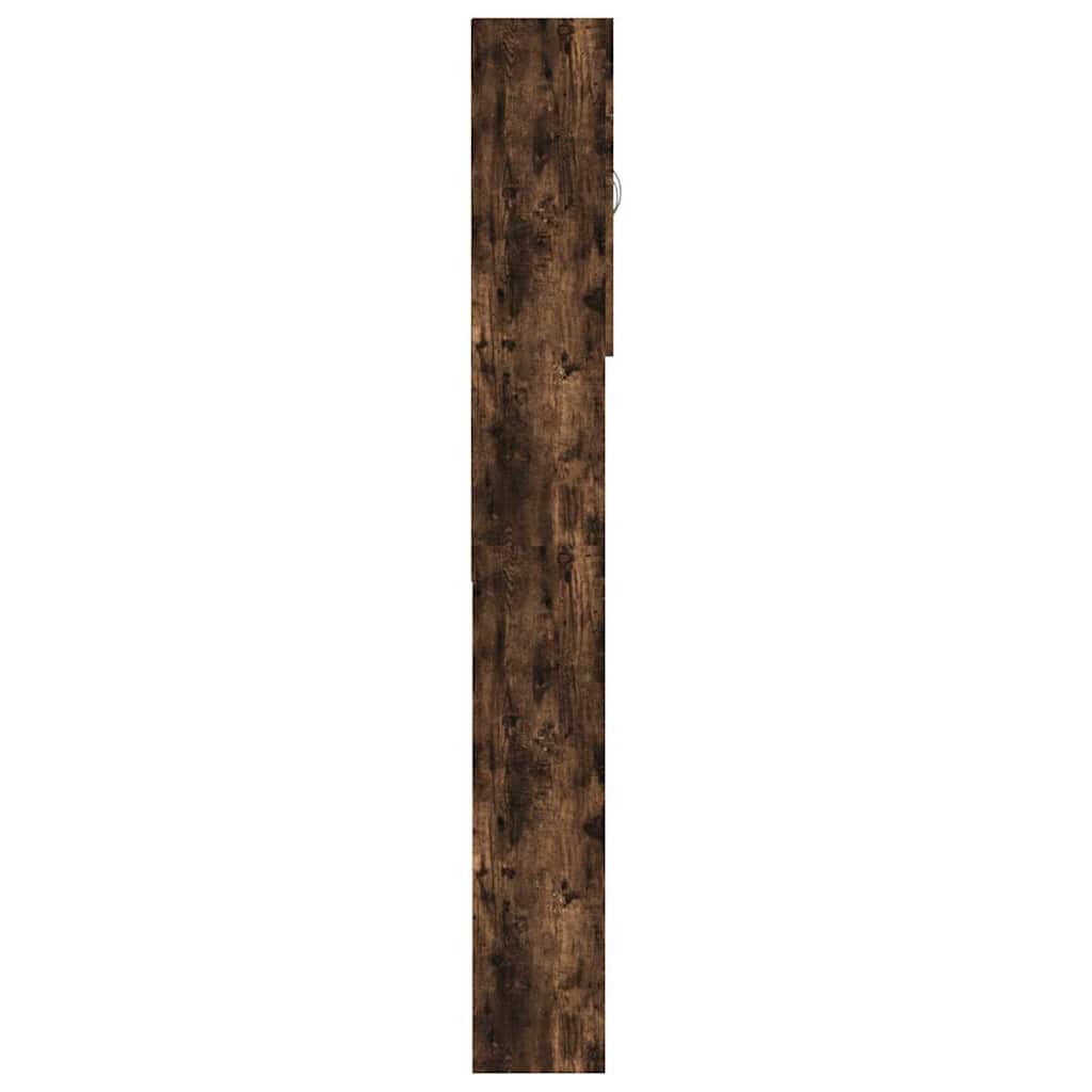 Mobile per Lavatrice Rovere Fumo 64x25,5x190 cm | homemem39