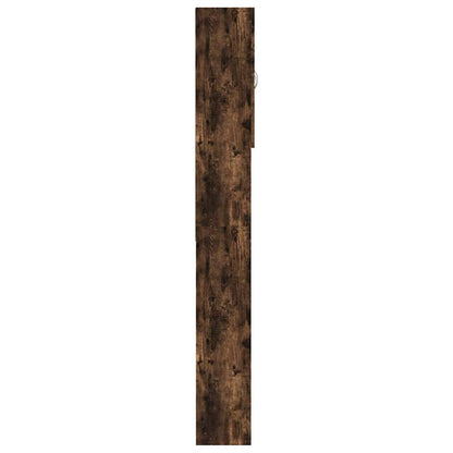 Mobile per Lavatrice Rovere Fumo 64x25,5x190 cm | homemem39