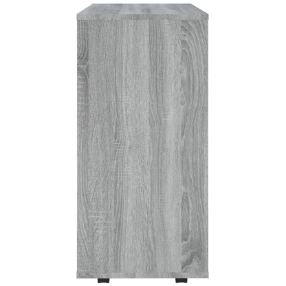 Armadietto con Ruote Grigio Sonoma 60x35x75cm Legno Multistrato - homemem39