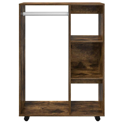 Armadio Rovere Fumo 80x40x110 cm in Legno Multistrato | homemem39