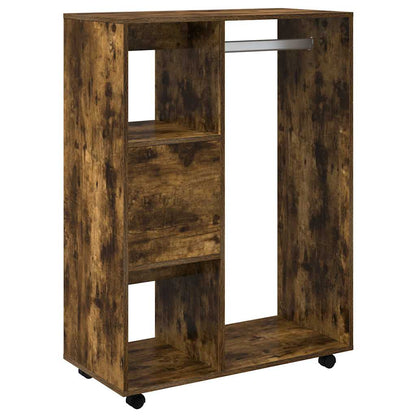 Armadio Rovere Fumo 80x40x110 cm in Legno Multistrato | homemem39