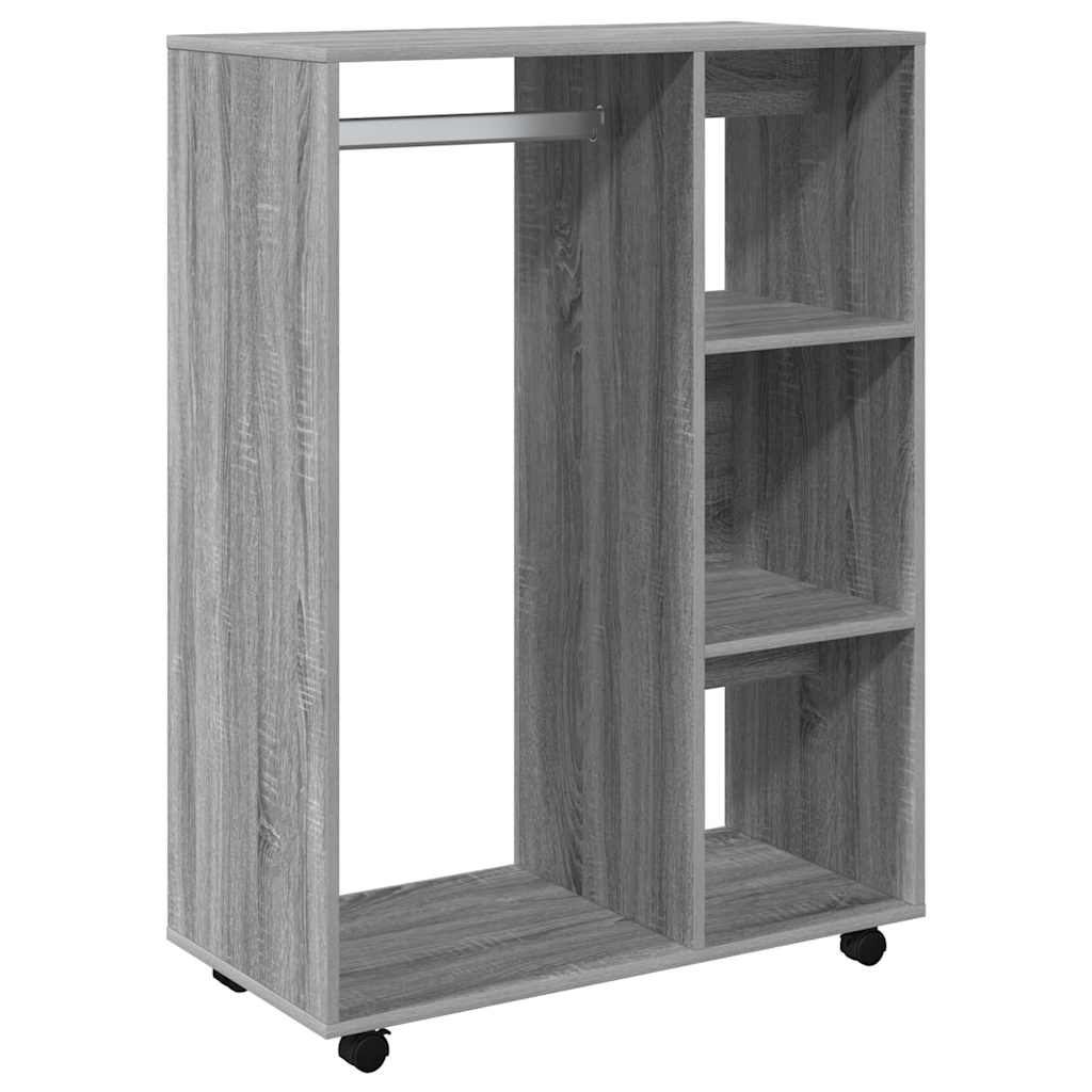 Armadio Grigio Sonoma 80x40x110 cm in Legno Multistrato | homemem39