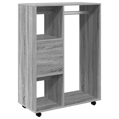 Armadio Grigio Sonoma 80x40x110 cm in Legno Multistrato | homemem39