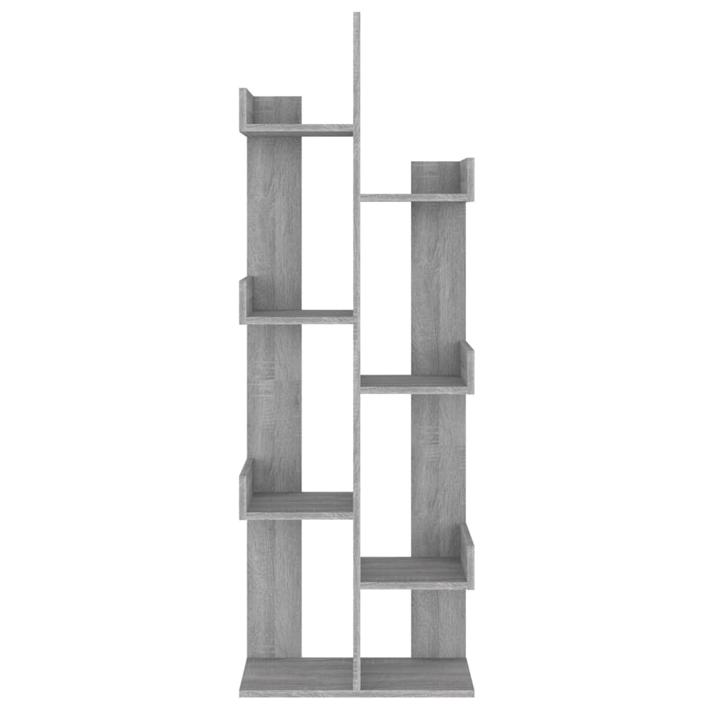 Libreria 48x25x140 cm Grigio Sonoma Legno Multistrato | homemem39