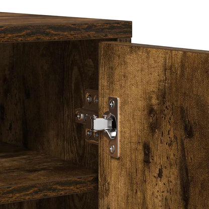 Scarpiera Rovere Fumo 60x35x92 cm in Legno Multistrato - homemem39