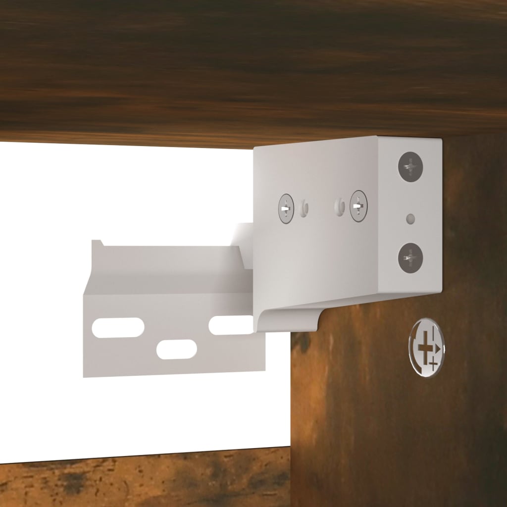 Scarpiera Rovere Fumo 60x35x70 cm in Legno Multistrato - homemem39