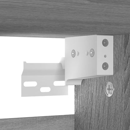 Scarpiera Grigio Sonoma 60x35x70 cm in Legno Multistrato - homemem39