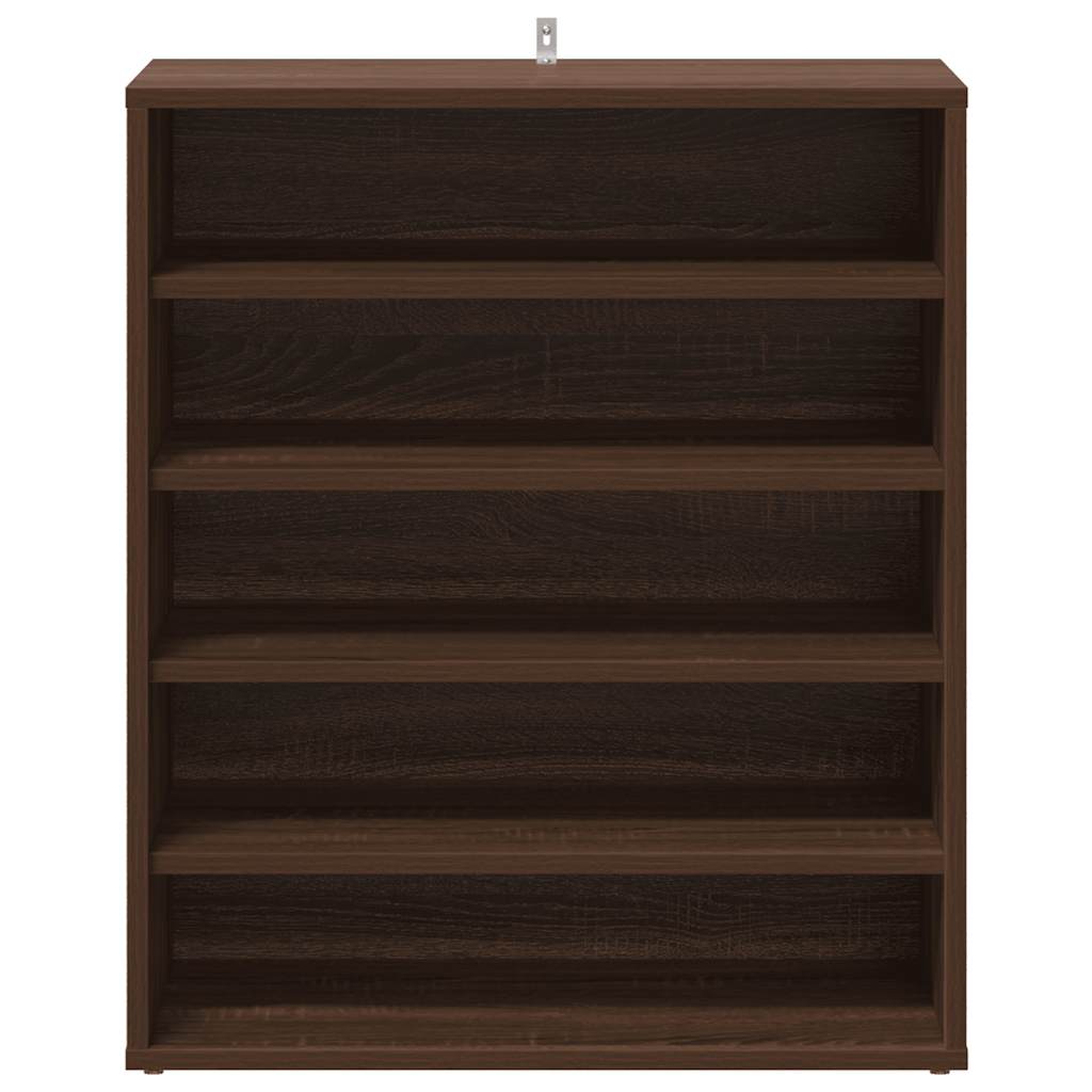 Scarpiera Rovere Marrone 60x35x70 cm in Legno Multistrato - homemem39