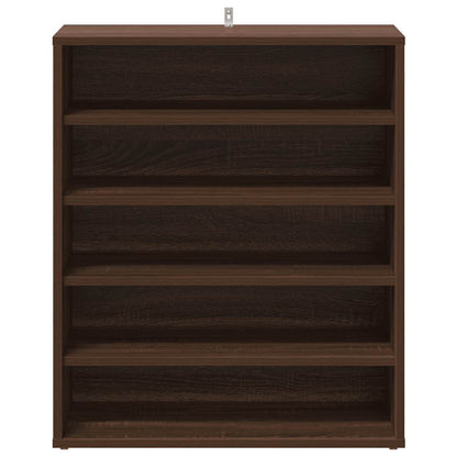 Scarpiera Rovere Marrone 60x35x70 cm in Legno Multistrato - homemem39