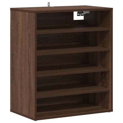 Scarpiera Rovere Marrone 60x35x70 cm in Legno Multistrato - homemem39