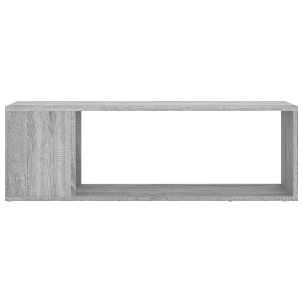 Mobile TV Grigio Sonoma 100x24x32 cm in Legno Multistrato | homemem39