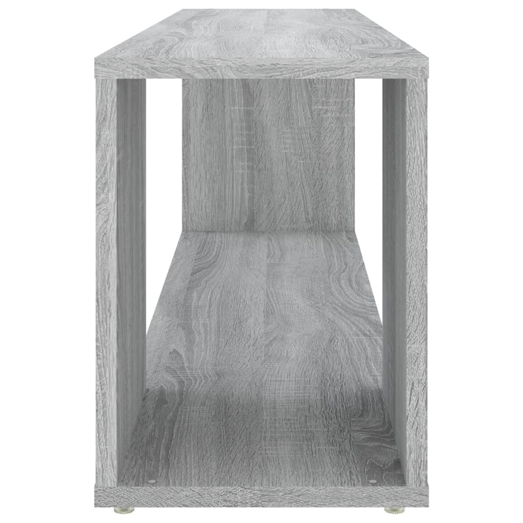 Mobile TV Grigio Sonoma 100x24x32 cm in Legno Multistrato | homemem39