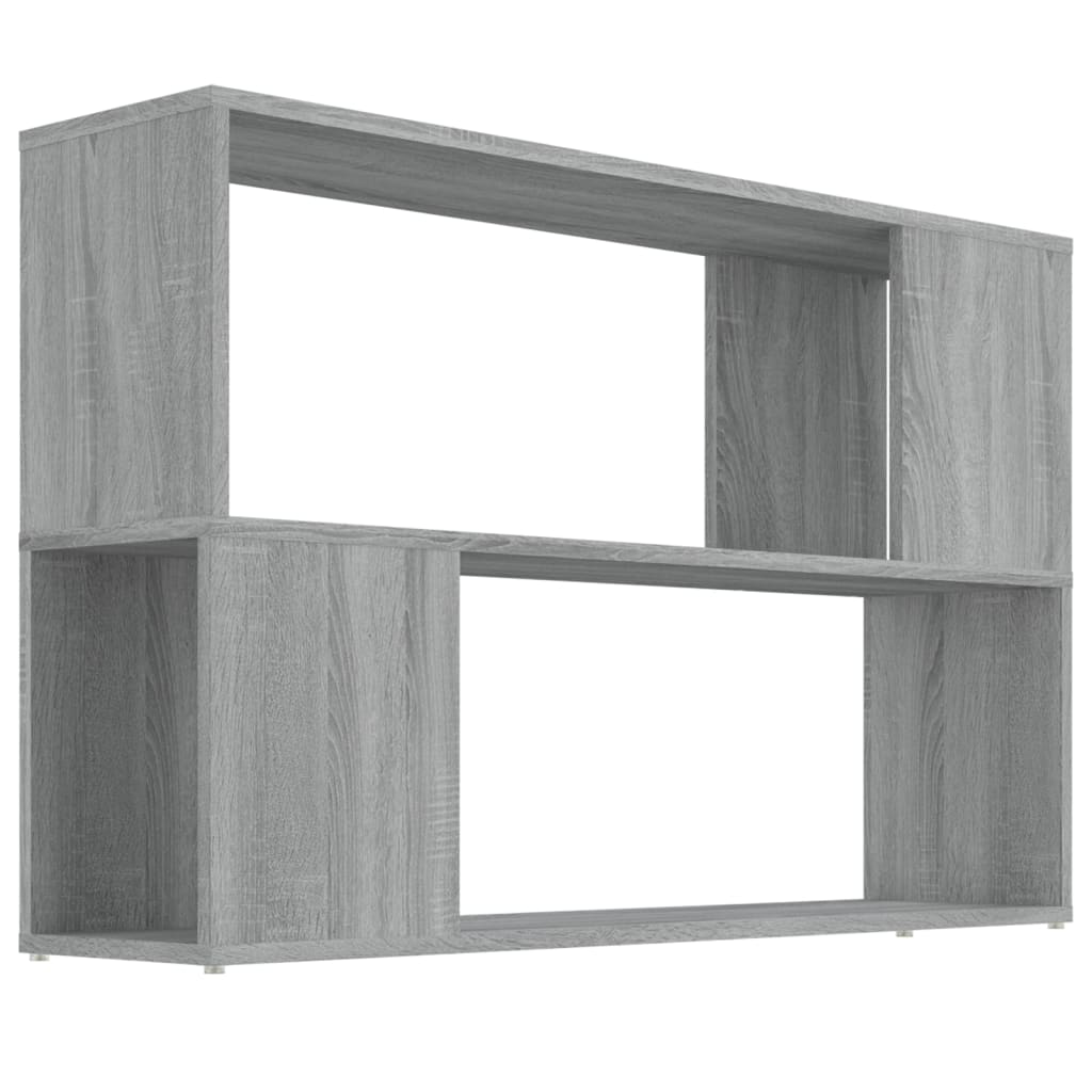 Libreria Grigio Sonoma 100x24x63 cm in Legno Multistrato | homemem39