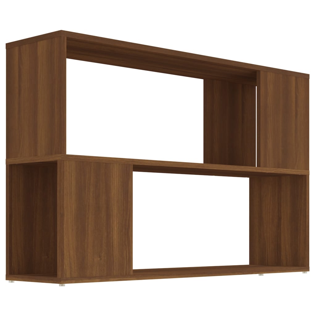 Libreria Rovere Marrone 100x24x63 cm in Legno Multistrato