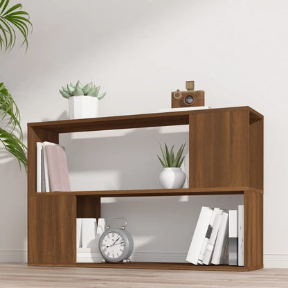 Libreria Rovere Marrone 100x24x63 cm in Legno Multistrato