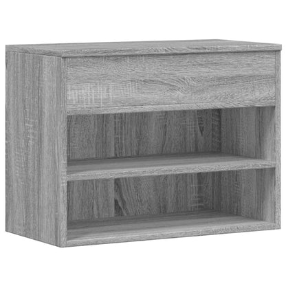 Scarpiera Grigio Sonoma 60x30x45 cm in Legno Multistrato - homemem39