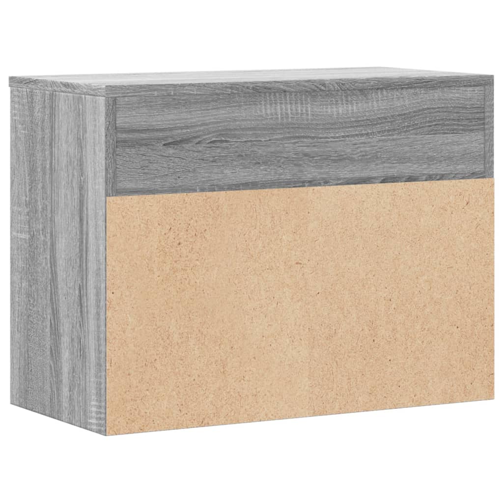 Scarpiera Grigio Sonoma 60x30x45 cm in Legno Multistrato - homemem39