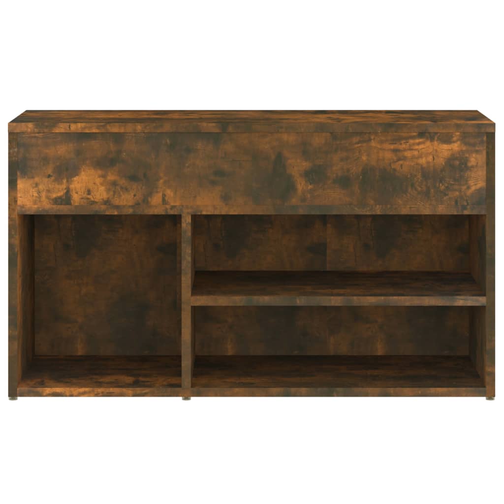 Scarpiera Rovere Fumo 80x30x45 cm in Legno Multistrato - homemem39