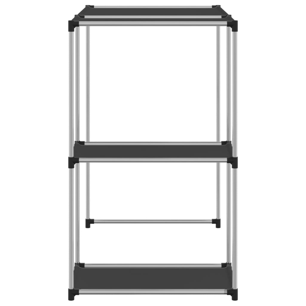 Rastrelliera per Lavatrice Nera 87x55x90,5 cm Ferro