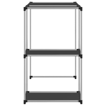 Rastrelliera per Lavatrice Nera 87x55x90,5 cm Ferro