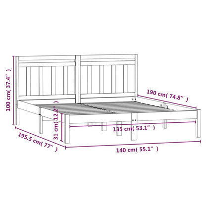 Giroletto 135x190 cm Double in legno Massello