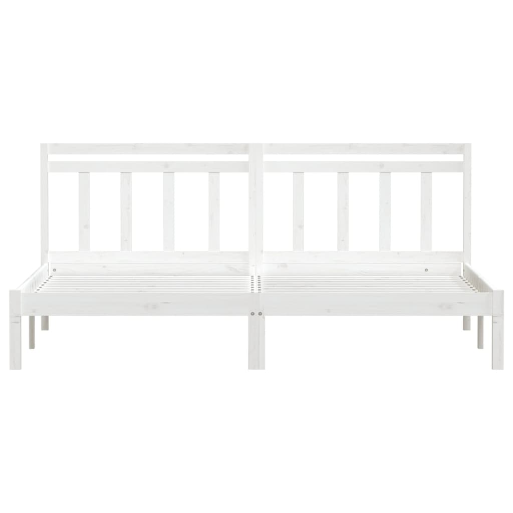 Giroletto Bianco 180x200 cm Super King in Legno Massello | homemem39