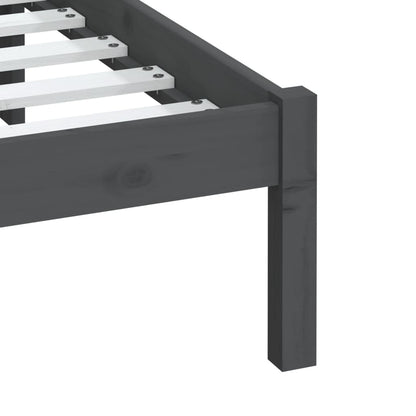 Giroletto Grigio in Legno Massello di Pino 200x200 cm | homemem39