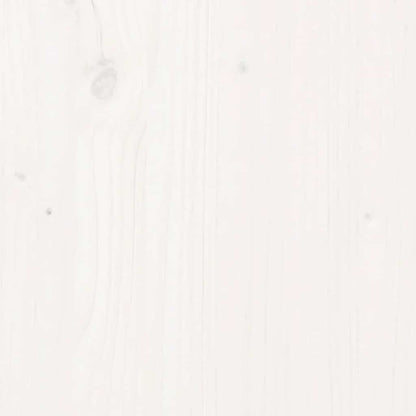 Giroletto Bianco in Legno Massello di Pino 140x200 cm | homemem39