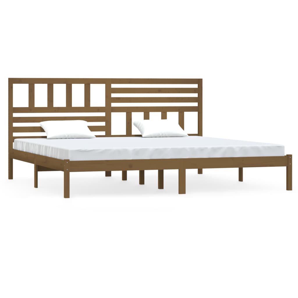 Giroletto senza Materasso Ambra in Legno di Pino 200x200 cm | homemem39