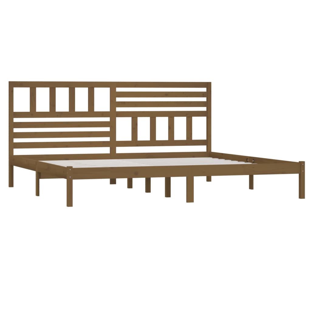 Giroletto senza Materasso Ambra in Legno di Pino 200x200 cm | homemem39