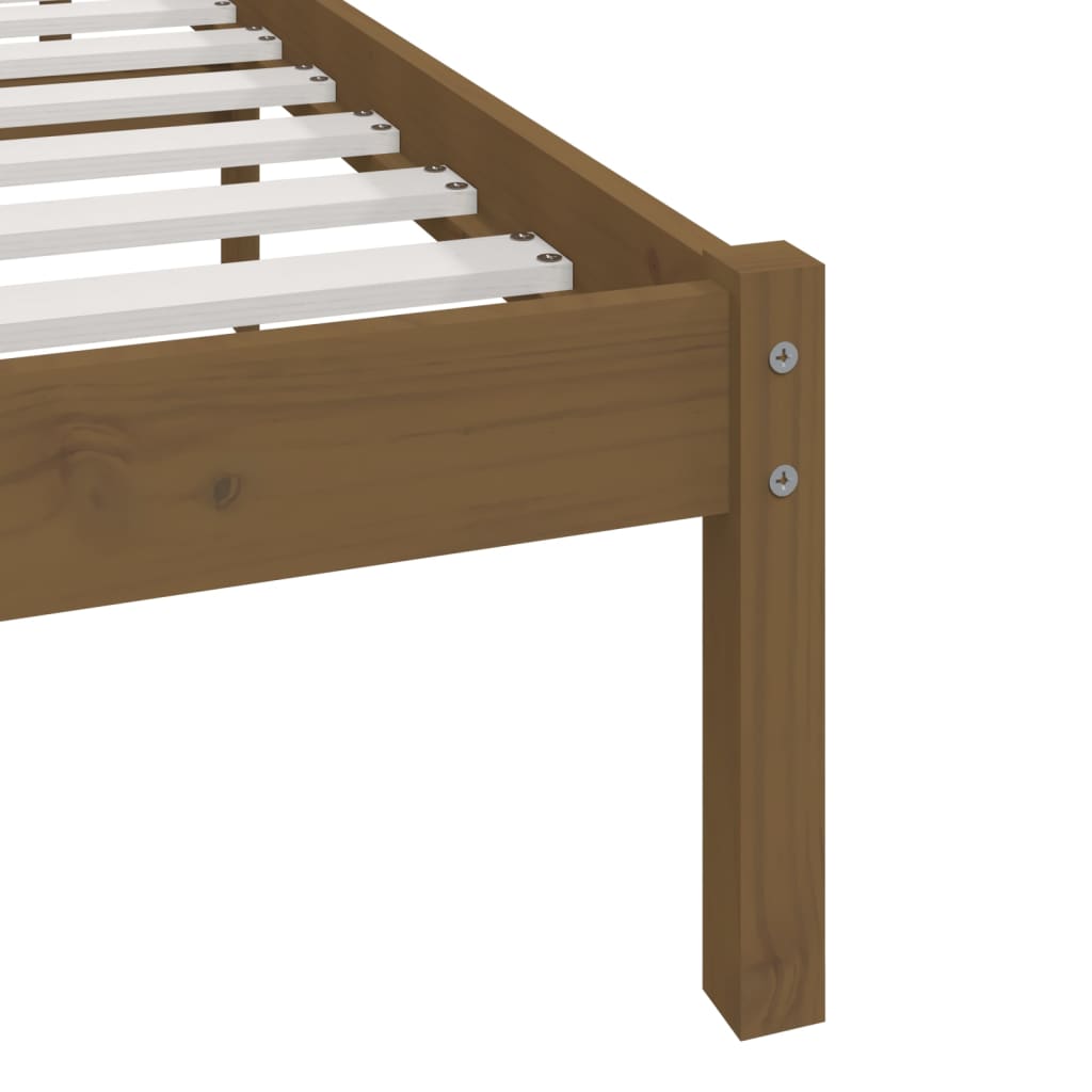 Giroletto senza Materasso Ambra in Legno di Pino 200x200 cm | homemem39