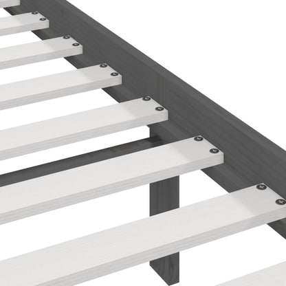 Giroletto Grigio in Legno Massello di Pino 200x200 cm | homemem39