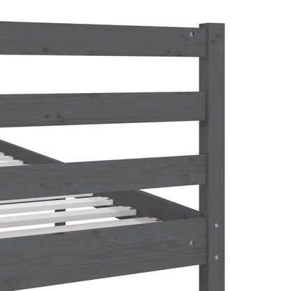 Giroletto Grigio in Legno Massello di Pino 200x200 cm | homemem39