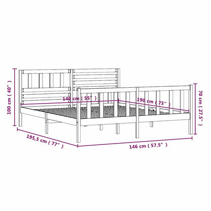 Giroletto in Legno Massello 140x190 cm