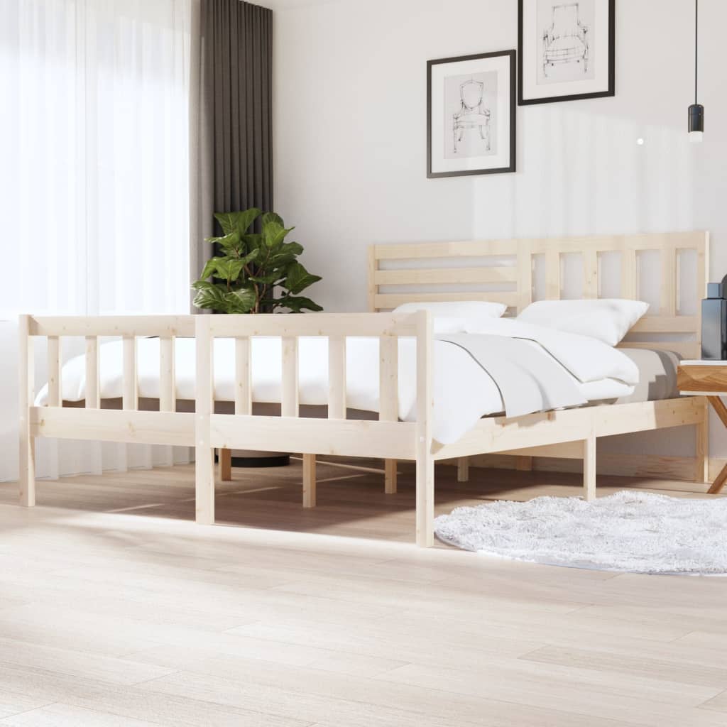 Giroletto 180x200 cm Super King in Legno Massello | homemem39