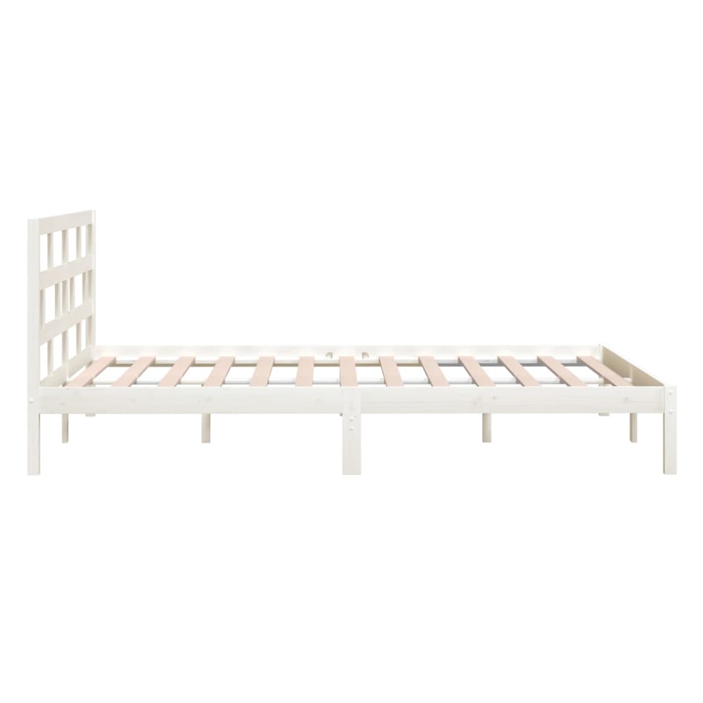 Giroletto Bianco 150x200 cm King in Legno Massello | homemem39